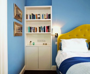 bedroom shelves