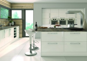 camden gloss white kitchen